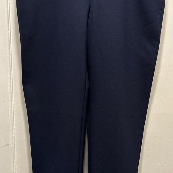 Veronica Beard Navy Trousers with Gold Buttons - Picture 4 of 13
